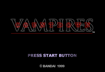 Countdown Vampires Title Screen
